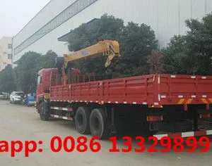 HOT SALE! DONGFENG TIANLONG 10T Cargo Truck With Crane for Sale thumbnail-4