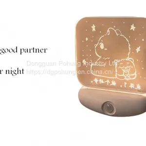 Smart Sensor Night Light Rechargeable Portable Home Bedroom Aisle Closet Christmas Gifts thumbnail-1