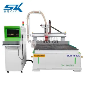 Working MDF Milling Wood Engraving Multifunctional Door Furniture Working Straight Line ATC CNC Router Machine thumbnail-2