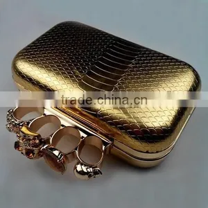 New Fashion !Wholesales Cheap Skull Finger Minaudieres Clutch Bags thumbnail-1
