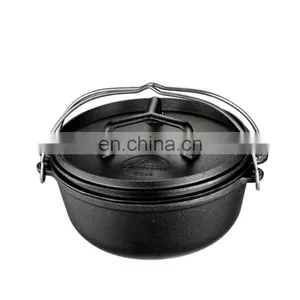 Camping Outdoor Cast Iron Cooking Tripod For Camp Fire Dutch Oven Pot Pan Hold thumbnail-4
