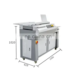 Hot Melt Glue Perfect Book Binding Machine Wireless Book Gluing Machine For Binding thumbnail-2