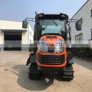 High Quality Nongfu Rubber Crawler Paddy Field 4WD 90HP Tractors thumbnail-4