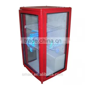 68L Display Refrigerator Showcase With Three Glass Windows thumbnail-1