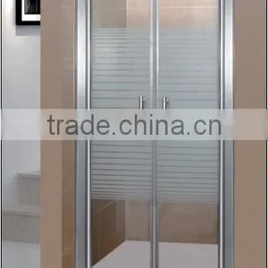 Tempered Glass With Silk Printing Glass Shower Enclosure Shower Door thumbnail-1