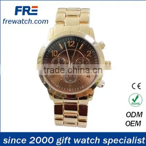 Popular Alloy Fashion Wrist Watch With Three Button Three Dial Fashion Alloy Watch thumbnail-2