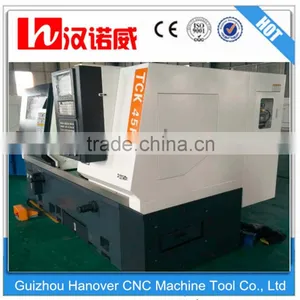 New Cnc Lathe Machine Metal Cutting Lathe for Sale TCK45H Heavy Duty Cnc Metal Processing Hobby Lathes Slant Bed 8'' Chuck thumbnail-6