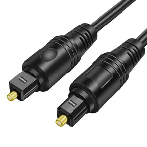 Digital Optical Toslink Audio Cable,ABS Shell,Gold-Plated,4mm Black PVC thumbnail-2