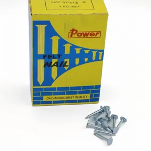 High-Strength Flat Head Roofing Nails 2 Inch 25kg Bulk for Industrial Use thumbnail-2