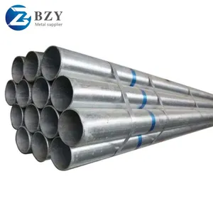 Hot Dipped Galvanized Steel Pipes Gi Steel Tube Galvanized Round Steel Pipes for Sale thumbnail-1