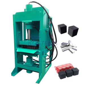 Silver Bar Charcoal Hydraulic Forming Machine Smokeless Blue Charcoal Production Machine thumbnail-1