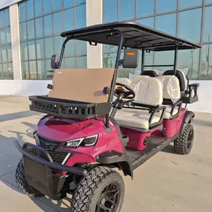 New 4+2 Six-seater Electric Golf Cart and Patrol Vehicle for Export Trade, Customizable by Original Manufacturer thumbnail-2