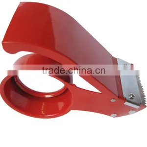 6cm Wide High Quality Red Metal Packing Tape Dispenser thumbnail-4