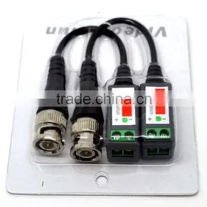 Coax CAT5 Camera CCTV BNC Video Balun Cable Transceiver Channel Passive thumbnail-1