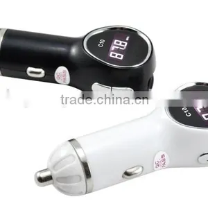 2 in 1 Smart Car Charger FM Transmitter thumbnail-5