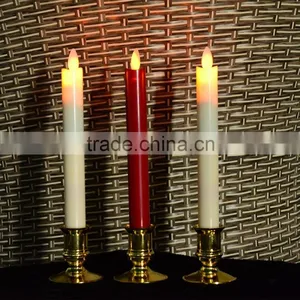 Wholesale 6 Inch Flameless LED Church Candle, LED Taper Candle, Christmas Led Candle Pink Flameless Candles Quality Choice thumbnail-1