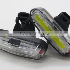 Blue Red LED Plastic Clip Collar 120LM Bicycle Front Light Warm Security Lamp thumbnail-3