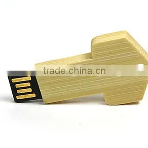 Hot Selling Bamboo Thin Thumb Drive 4GB Logo Printing thumbnail-2