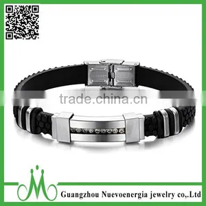 Most Popular Bracelet Silicone Metal New Trendy thumbnail-1