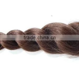 Loose Wave 28 Inch Virgin Remy Indian Hair Weft With Competitive Cost thumbnail-2