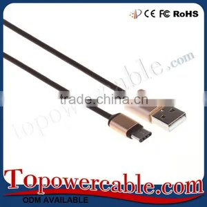 High Speed Mobile Phone Reversible USB Type C Data Transferring Charging Cable thumbnail-3
