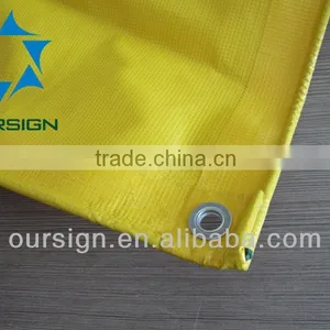 Yellow Knife Coated PVC Tarpaulin for Awning/Tent thumbnail-1