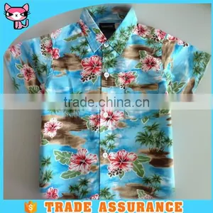 Cute and Comfortable Children Hawaiian Shirt for Kid thumbnail-1