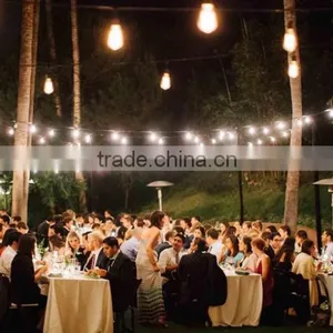 Garden Wedding Party Lights Waterproof Decoration Lights 220V 25 Socket Outdoor String Lights thumbnail-4