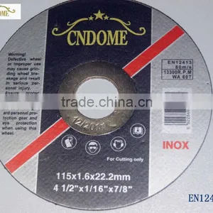 125*1.6 mm Thin Cutting Disc for Metal (T41) With EN12413 thumbnail-1