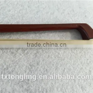 Brazil Wood Silver Flower Violin Bow With Ebony Frog Bow thumbnail-4