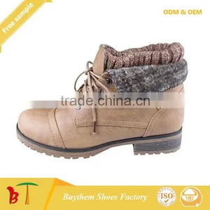 Real Leather Cheap Woman Boots for Gril thumbnail-1