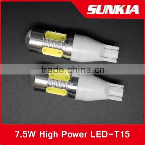 T15 7.5w W16W High Bright Backup Light Rear Lamp Parking Bulb 12v White thumbnail-1