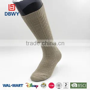 2015! Newest Fashion Elite Solid Color Knee High Wool Sock of China Manufacturer ! thumbnail-1