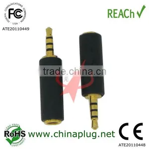 2.5 to 3.5 4-pole Adapter Male Female Plug thumbnail-1