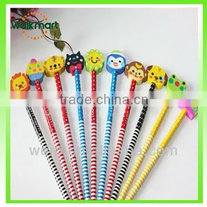 Wooden Pencil With Cartoon Design thumbnail-1
