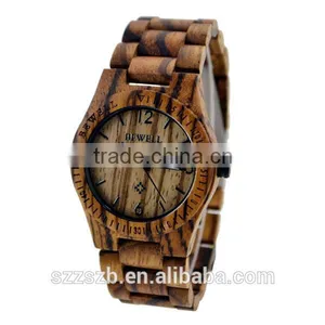 Bewell Handmade Eco-Friendly 100% Natrual Wood Watch Custom Made Souvenir thumbnail-1