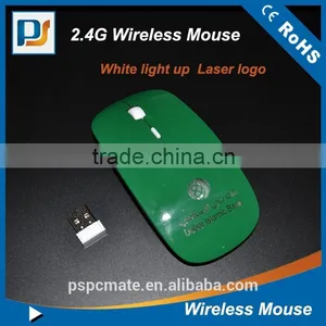 Ultra Slim Wireless USB Computer Mice 2.4G Wireless Mouse thumbnail-1