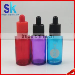 30ml Red Glass Dropper Bottle for e Liquid thumbnail-5