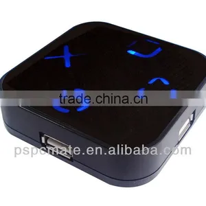 4 Port High Speed Usb 2.0 Multi Hub Expansion Splitter Led Screen Display thumbnail-1