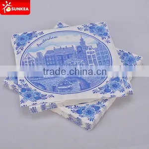Colour Printed 9 Inch Paper Tissue thumbnail-1