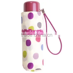 Fashioned Fabric Cotton Polka Dot Umbrella Wholesale Cheap Oem Umbrella thumbnail-3