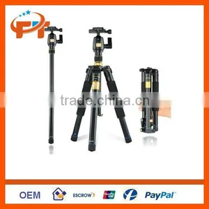 Portable Tripod Monopod Q-555+ Ball Head+ Travel Bag For Nikon Canon Sony DSLR thumbnail-1