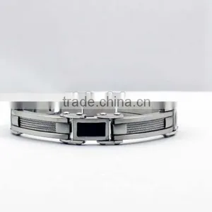 Fashion Men Jewelry Wholesale 316L Stainless Steel Bracelet thumbnail-1