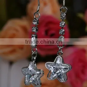 JINSE Star AAA Zircon Earrings thumbnail-1