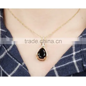 New Products 2016 Fashion Women Gold Jewelry Heart Shape cz Pendant thumbnail-5