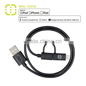 Save 20% Micro to MFI ( 2 in 1) Charge and Sync Cable thumbnail-1