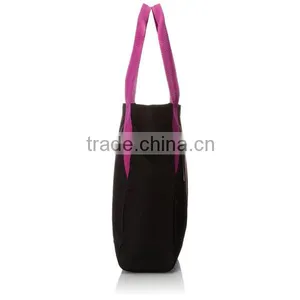 Multi Compartment Customized Canvas Tote Reusable Shopping Bag thumbnail-3