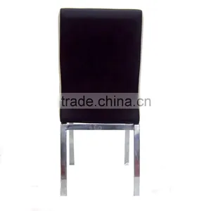 Dining Room Chair Upholstery Black Leather MG-C321 thumbnail-3