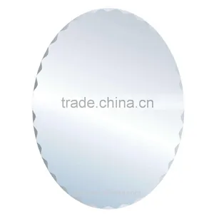 High Quality Oval Mirror Glass /Wall Mirror Glass in Customer Size thumbnail-3