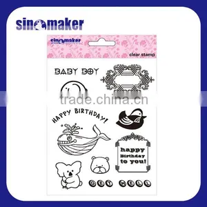 China Make Clear Stamps for Scrapbooks Kids Transparent Stamp thumbnail-1